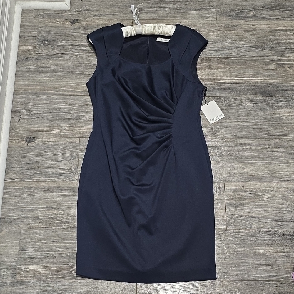 Calvin Klein Midnight Blue Midi Dress
